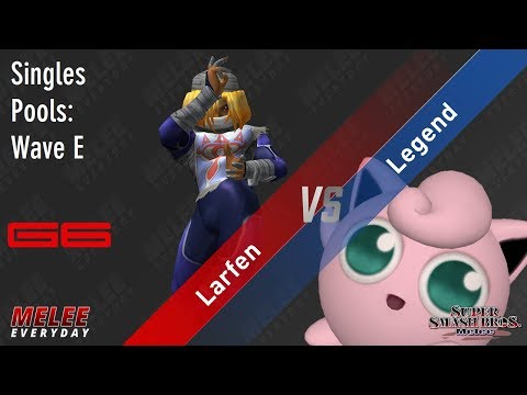 Genesis 6 - Larfen (Sheik) vs. Legend (Jigglypuff) - SSBM - Singles Pools