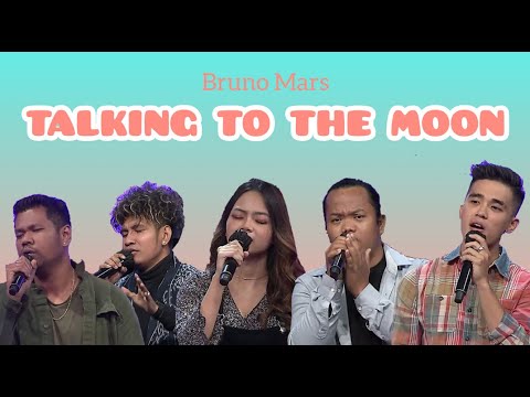 Lyric Video Talking To The Moon | X Factor Daniel, Thomas, Roby, Alvin, Maydea