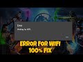 Mortal Kombat Mobile Error For Waiting For Wifi Fix