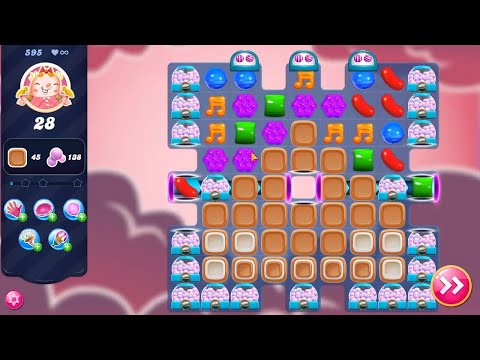 Candy Crush Saga LEVEL 595 NO BOOSTERS (new version)🔄✅