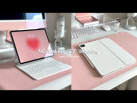 M2 iPad Pro 12.9” Unboxing + Accessories