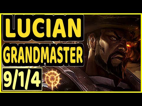 SARKIS (LUCIAN) - 9/1/4 KDA BOTTOM ADC GAMEPLAY - BR Ranked GRANDMASTER