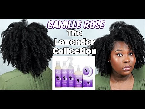 NEW CAMILLE ROSE THE LAVENDER COLLECTION on KINKY HAIR | Bubs Bee
