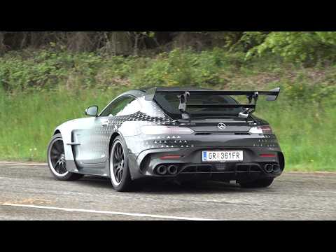 Cars Leaving Nürburgring Tankstelle - AMG GT Black Series, 992 GT3 JCR, 812 Superfast, C63 AMG