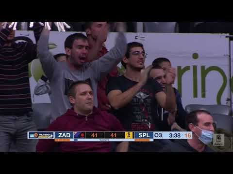 AdmiralBet ABA League 2021/22 highlights, Round 13: Zadar - Split (26.12.2021)