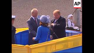 Naming ceremony for replica 'East Indiaman' ship