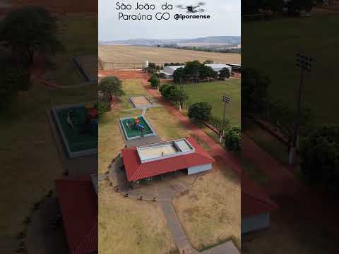 SÃO JOÃO DA PARAUNA GOIÁS, PROJETO VISÃO AÉREA - PORTAL DA CIDADE E TREVO DE ENTRADA.