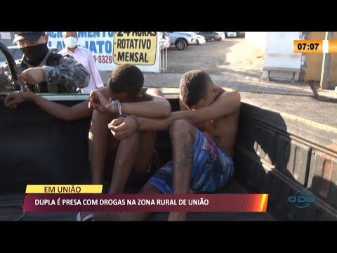 Dupla eÌ presa com drogas na zona rural de UniaÌƒo 06 09 2021
