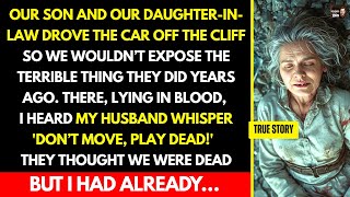 Our Own Son Drove the Car off the Cliff to Keep His Secret. My Husband Whispered ‘Pretend to Be Dead