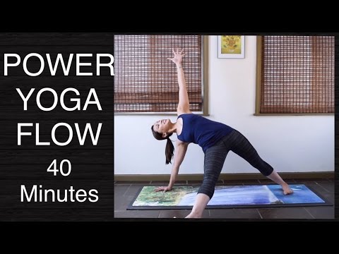 Power Vinyasa Flow Yoga Class  - 40 Minutes (Intermediate)