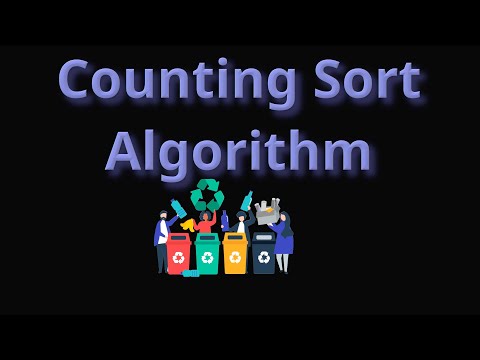 Counting Sort Algorithm Code Graphic Simulation