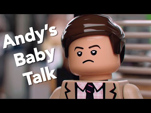 LEGO The Office | Andy's Baby Talk [4K]