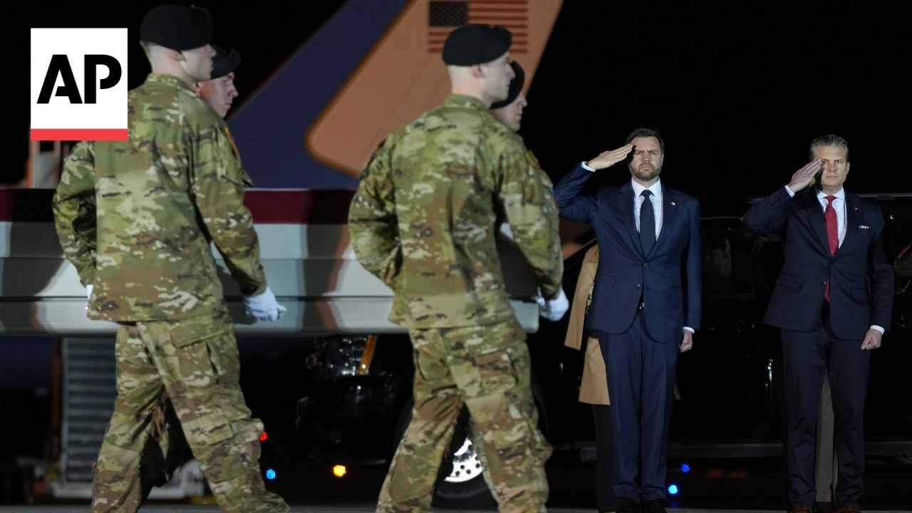 Video | Kentucky soldier who was the 7th US service member to die in Iran war returned to US