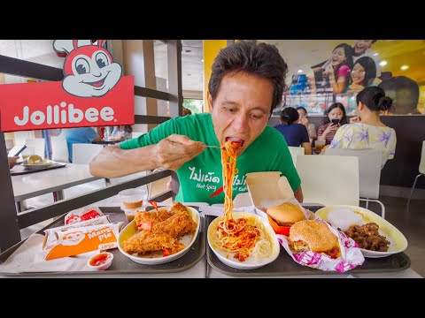 Famoso Fast Food nas Filipinas !! Menu completo JOLLIBEE - O que comer e o que NÃO comer!