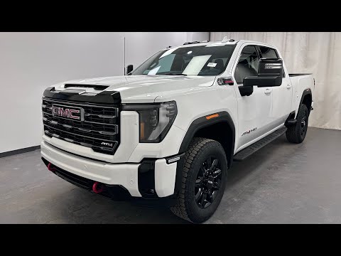 2026 GMC Sierra 3500HD 4WD Crew Cab Standard Box AT4 in White for sale at Davis GMC Buick Lethbridge in Lethbridge, AB