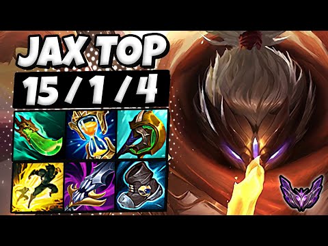 Jax TOP vs Gangplank [ OTP ] Lol Korea Master Patch 13.5 ✅