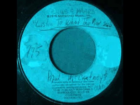 Listen To What The Man Said - Paul McCartney & Wings (1975)