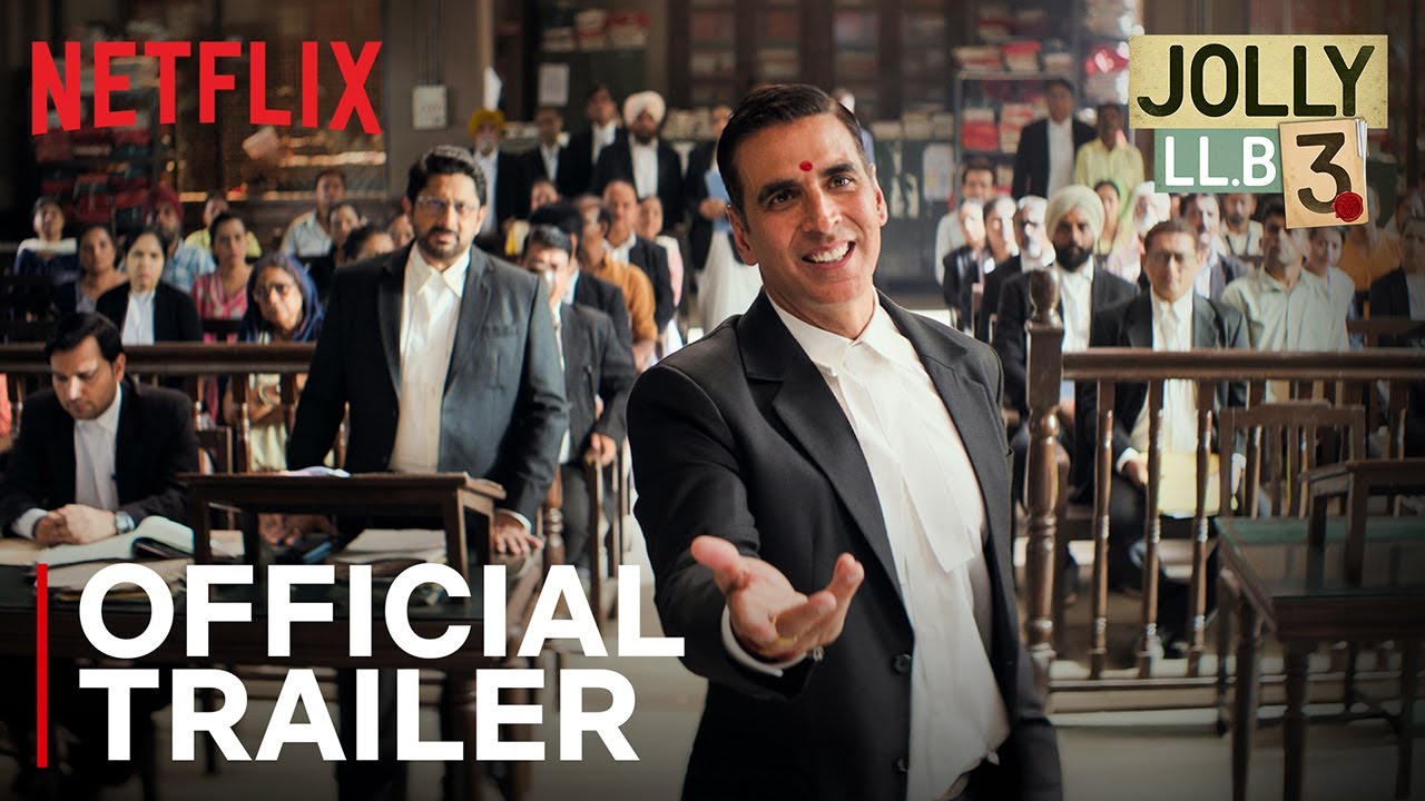 Jolly LLB 3 | Official Trailer | Akshay Kumar, Arshad Warsi | Netflix India