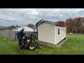 One Man Delivery Of Amish Storage Shed Amish Outdoor Buildings Of Michigan