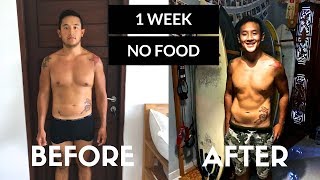 I ate NOTHING for a week !