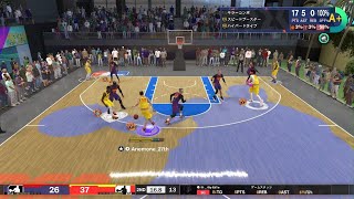 NBA 2K24　フルパ相手に3人野良でカチコミや！！　いい試合すると楽しい