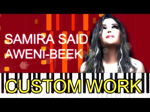 Samira Said - AWENI BEEK (PRO MIDI FILE REMAKE) - "in the style of"