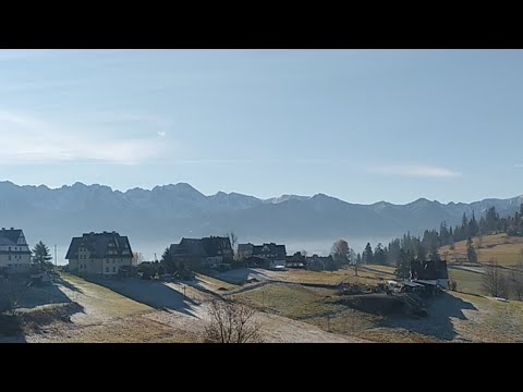 Kamera na żywo Piękny krajobraz Tatr Apartamenty Góry Polska Panorama gór - Gliczarów Górny