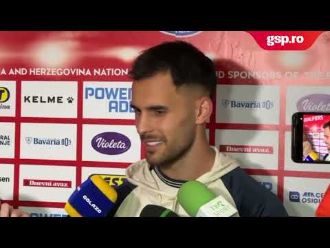 Marius Marin, concluzii după Bosnia - România 3-1: „Știam că vom întâlni o echipă foarte agresivă”