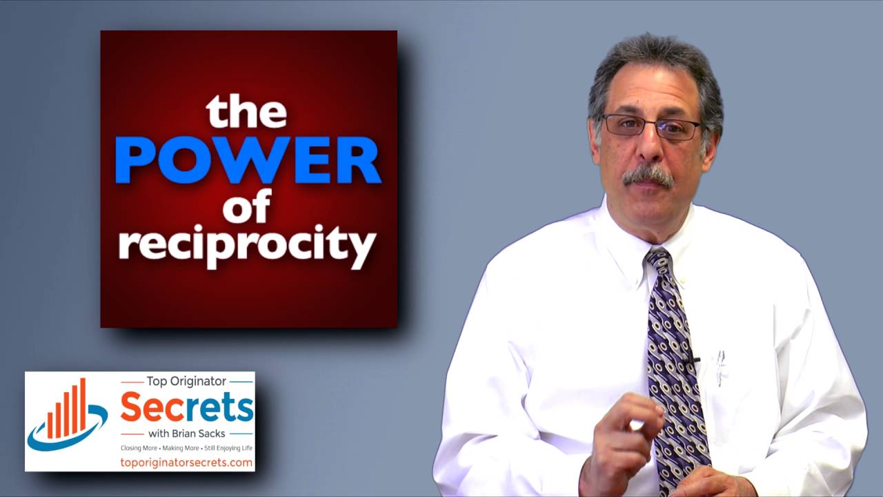 PERSUASION  RULE # 1 – RECIPROCITY