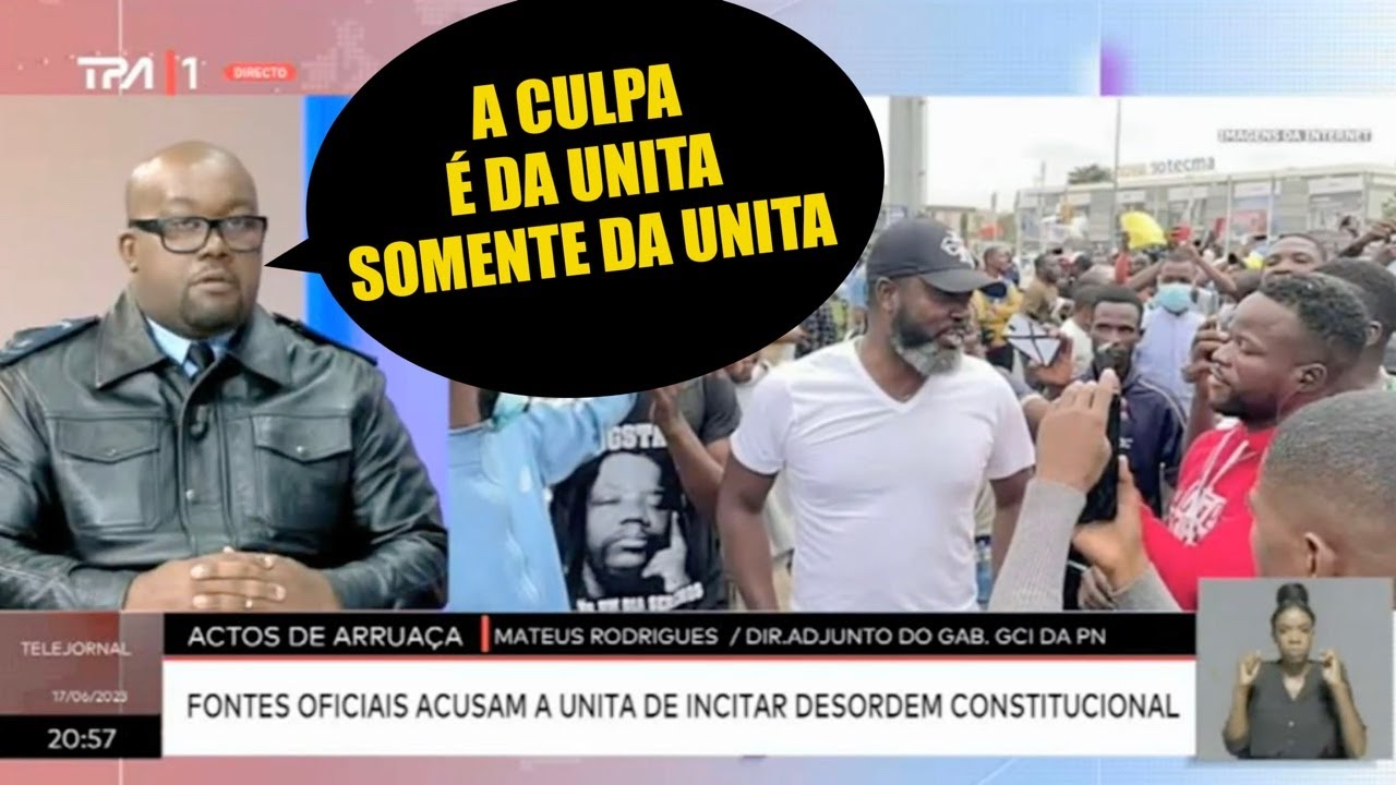 MPLA ACUSA UNITA DE INCITAR VIOLÊNCIA NAS MANIFESTAÇÕES.