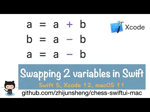 SwiftUI macOS 015: Swapping 2 variables in Swift