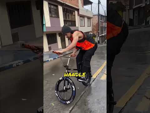 Never ride a bicycle without brakes