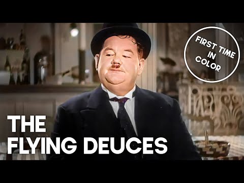 The Flying Deuces | COLORIZED | LAUREL & HARDY | Classic Movie