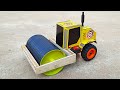 How To Make Road Roller From MatchBox At Home Diy DC Motor JCB Tractor