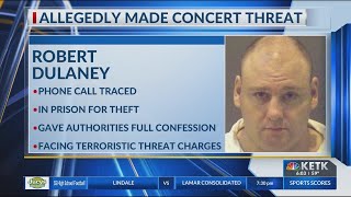 Nacogdoches County authorities: Suspect in Cody Jinks concert threat a Texas prison inmate