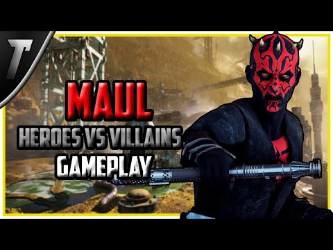 Star Wars Battlefront 2 Mandalore Maul Heroes vs Villains Gameplay (Kessel) (PC Mod)