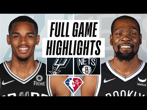 SPURS at NETS | FULL GAME HIGHLIGHTS | January 9, 2022