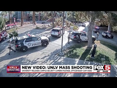 UNLV releases full body camera videos of campus shooting from University Police Services