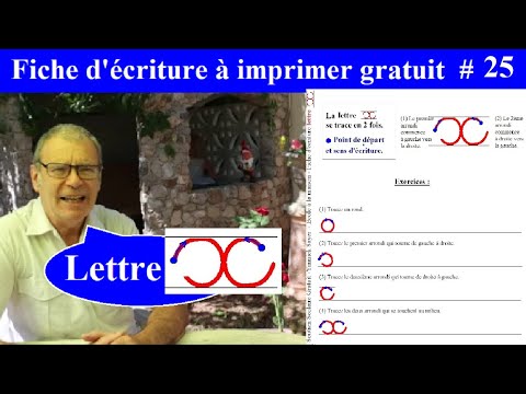 Fiche d'écriture à imprimer | Exercice GS CP CE1 lettre x # 25
