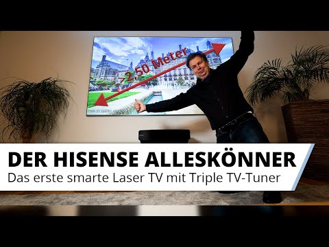 Vorstellung Hisense 100L5F 4K Laser TV - Mit TV-Tuner, CI+, Aufnahmefunktion und Streaming Apps