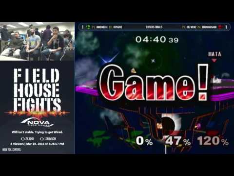 FHF6 - Losers Finals - MikeMelee + Repgifit v Big Wenz + emoDinosaur - SSBM Doubles