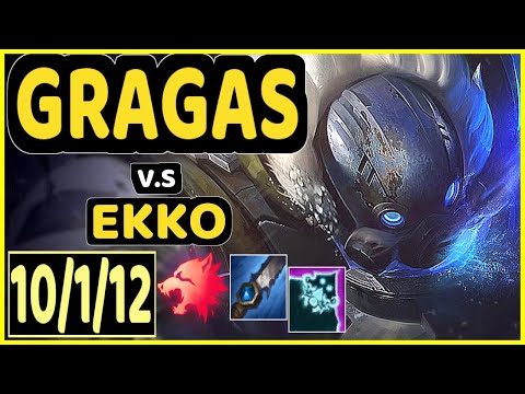 KIREI (GRAGAS) vs EKKO - 10/1/12 KDA JUNGLE CHALLENGER GAMEPLAY - EUW