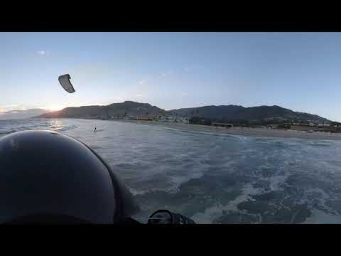 360° view of LA beach flight.