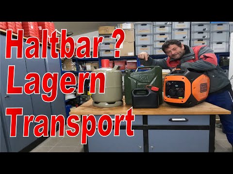 Selbst Test 😲 wie lange ist Benzin und Diesel haltbar ? Lagerung ,Transport  und Gesetze