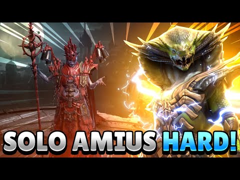 Epic Champ VENOMAGE SOLO AMIUS HARD! | Raid: Shadow Legends