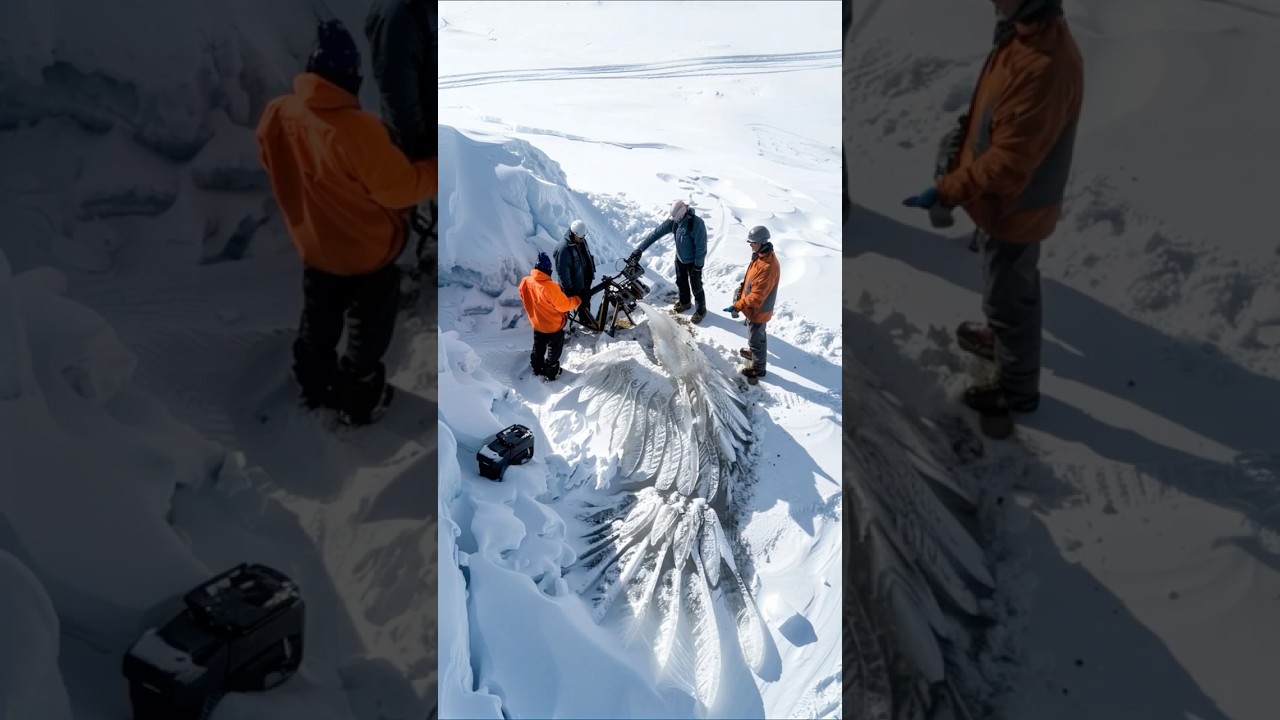 10-Foot Creature With Wings Discovered Frozen in Alaskan Glacier
