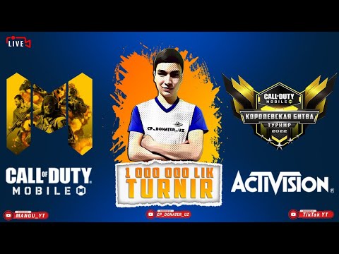 🔴 LIVE / 1.000.000 SO'M TURNIRIMIZGA START BERAMIZ 8 - O'YIN