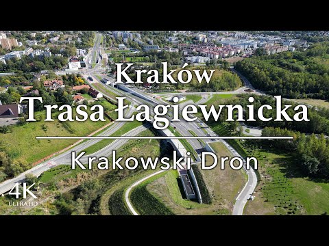 Kraków - Trasa Łagiewnicka - 4K Dron DJI mini 3 pro