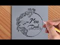 How to make beautiful mom dad drawing with pencil || amazing pencil drawing