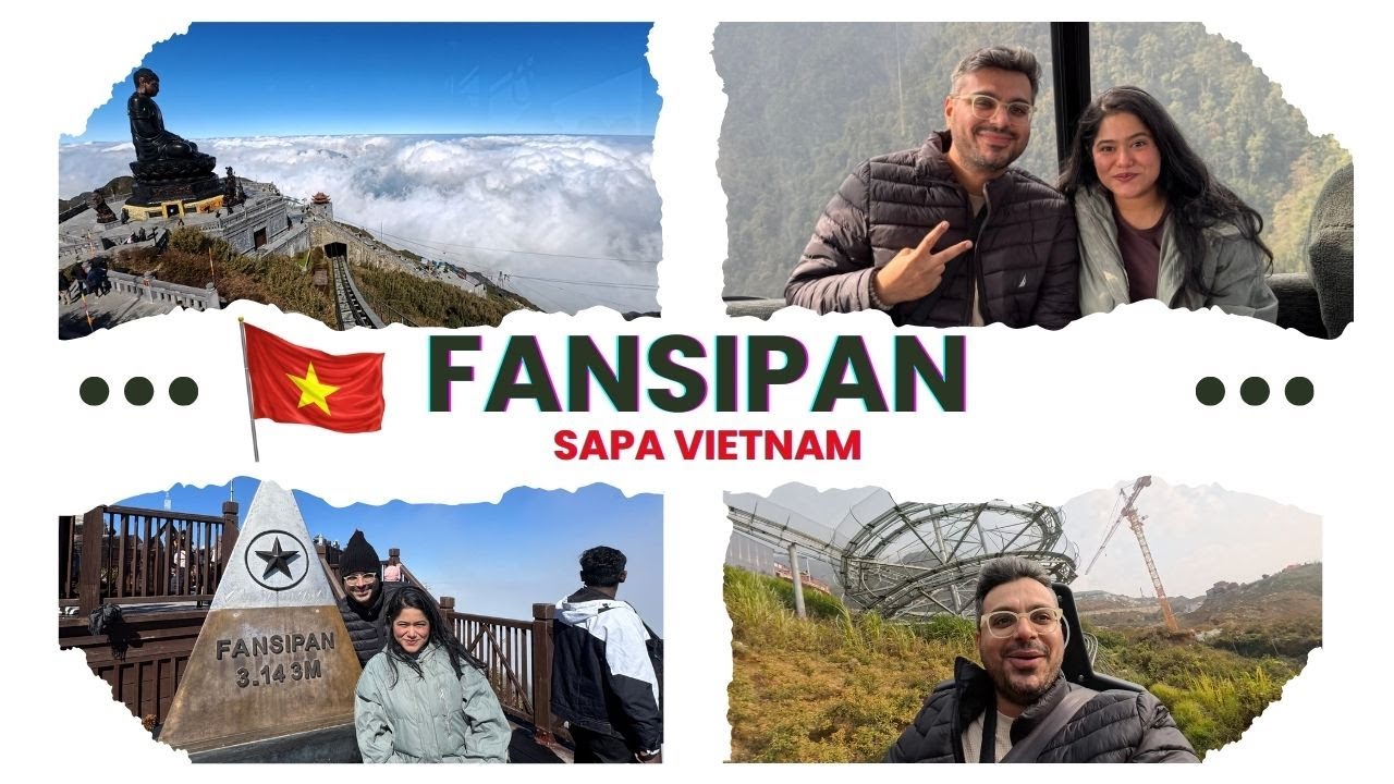 Adventurous tourists embark on journeys to Mount Fansipan, marveling at its towering peaks, lush landscapes, and captivating views.